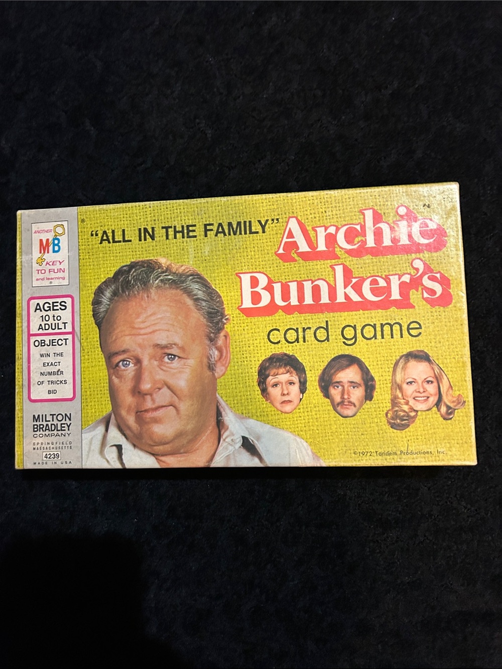 Archie Bunkers vintage card game - see description